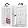 Guess GUHCP13XLG4GPI iPhone 13 Pro Max 6,7 różowy/pink hardcase 4G Big Liquid Glitter